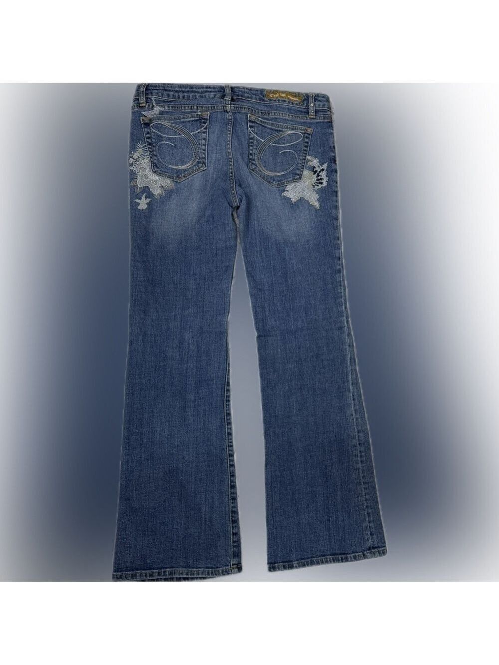 Y2K C’est Toi Premium Low Rise Bootcut Jeans Embellished Pockets Size 13